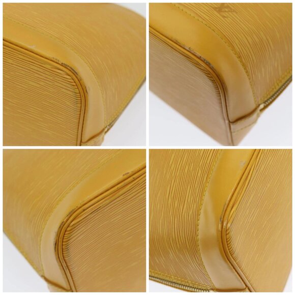 LOUIS VUITTON Epi Alma Hand Bag Yellow M52149 LV Auth - Picture 16 of 16